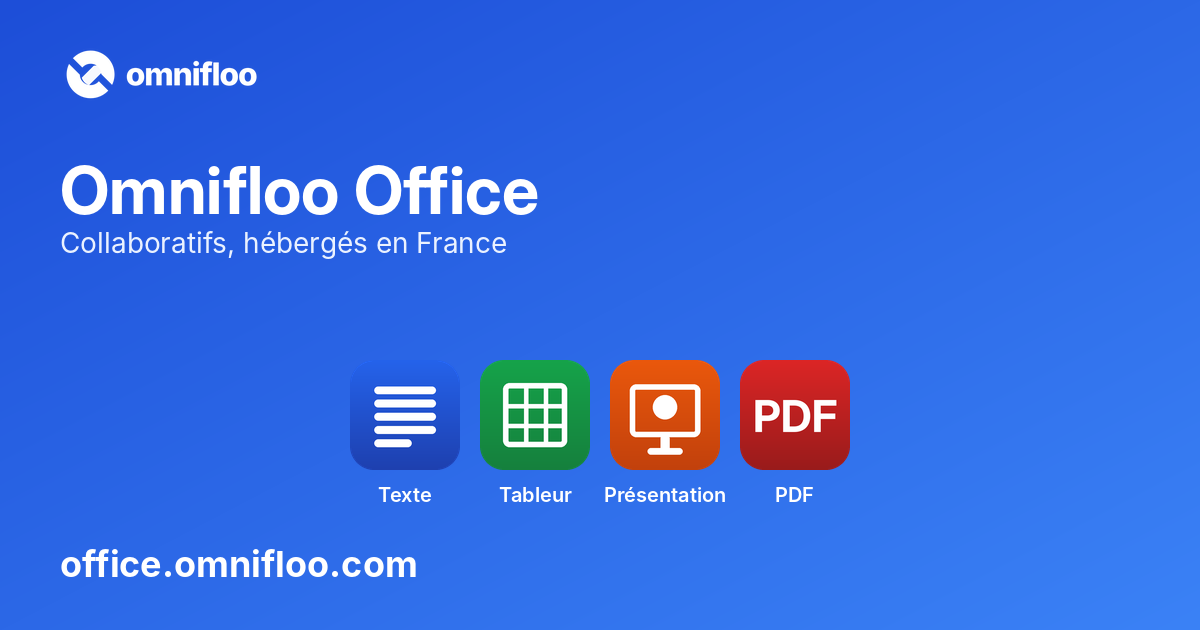 Omnifloo Office: Text, Spreadsheet, Presentation, PDF